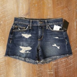 Joe's distressed denim shorts